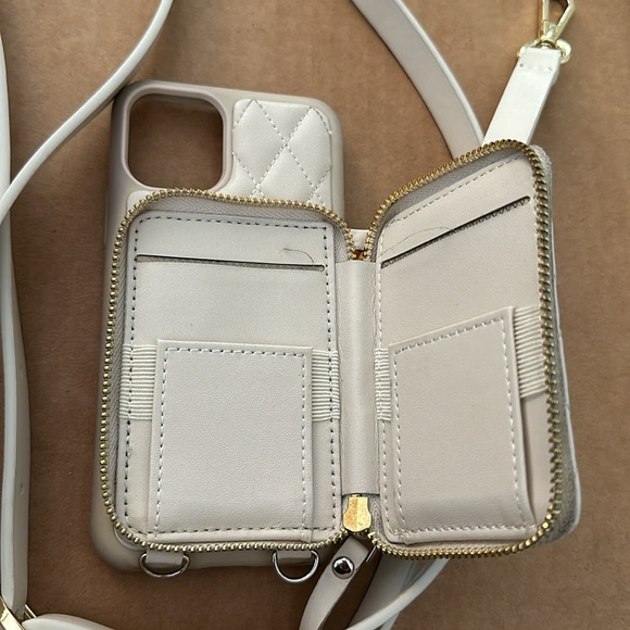 LAMEEKU Compatible with iPhone 11 Case Wallet - Beige - Picture 2 of 4